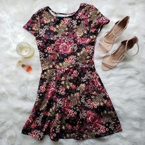 Forever 21 Floral Skater Dress